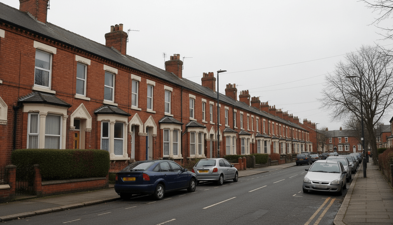 West Midlands residential street — bridging finance