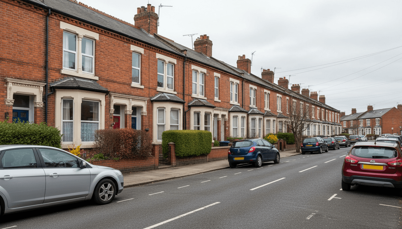 West Midlands residential street — bridging finance